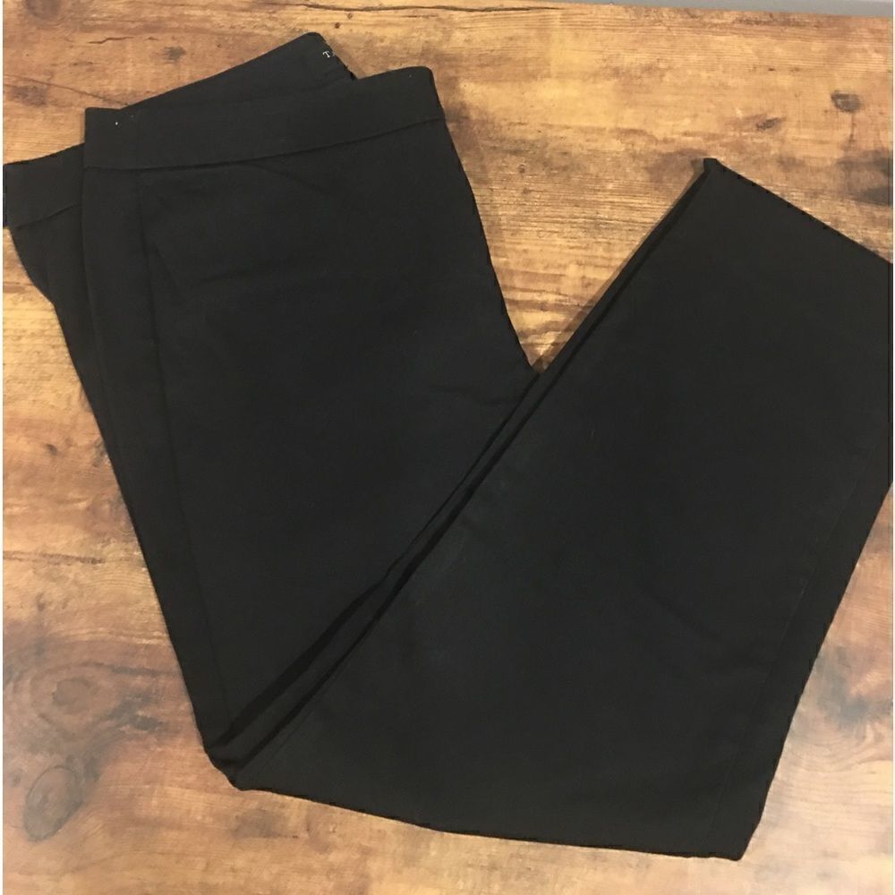 Talbots size 4 petite black capri Chatham crop pants black
